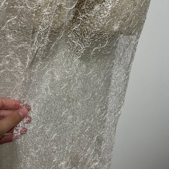 Suzi Rose Designs Womens Sheer Lace Negligee Peignoir OS White Bridal  Ethereal - Picture 6 of 8